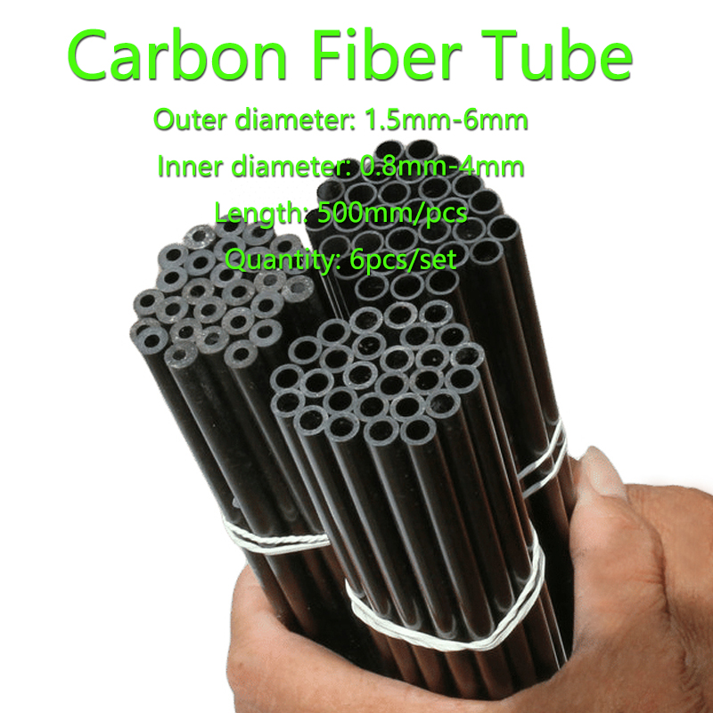 Brushless Motor Thrust Test Stand - 6PC tubo in fibra di carbonio